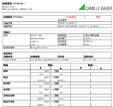 电能质量监控软件-结果报告