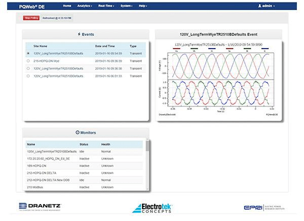 PQView DE電能質量監控分析軟件Web版